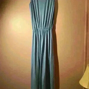 Sleeveless Floor Length Casual Dress